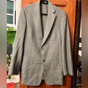 Paul Stuart Men’s Extra Tall Long Lambswool Blazer Size 41 EUC